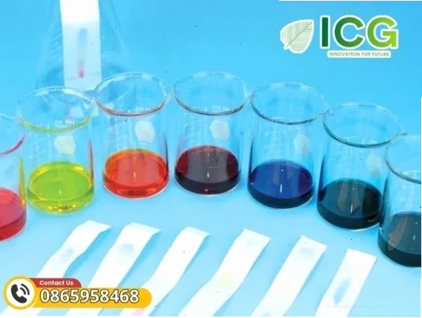 Minh họa sắc ký đồ TLC với các vết tách