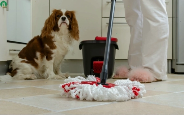 Vệ sinh ổ nằm định kỳ giúp bảo vệ sức khỏe cho chó Pug con