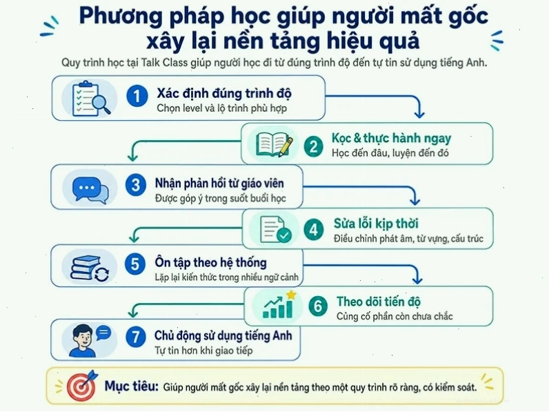 phương pháp học tập hiệu quả cho người mất gốc