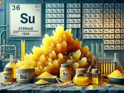 Nguyên tố Lưu huỳnh: Đặc điểm, tính chất nguyên tố màu vàng