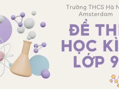 Đề thi học kỳ 1 lớp 9 môn Hóa học Trường THCS Hà Nội – Amsterdam