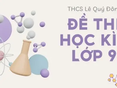Đề thi học kì 1 môn Hóa học lớp 9 trường THCS Lê Quý Đôn năm học 2023-2024