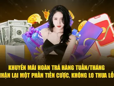 "Khuyến Mãi Hoàn Trả" Hàng Tuần/Tháng: "Nhận Lại" Một Phần Tiền Cược, "Không Lo" Thua lỗ!