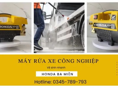 Máy rửa xe công nghiệp – Vệ sinh nhanh cho doanh nghiệp