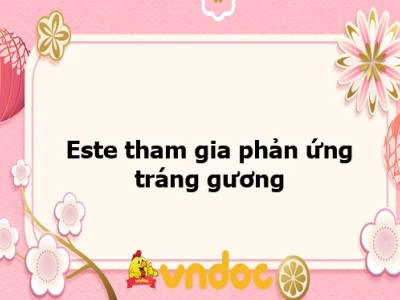 HCHO/Na có tham gia phản ứng tráng gương không? Giải đáp chi tiết