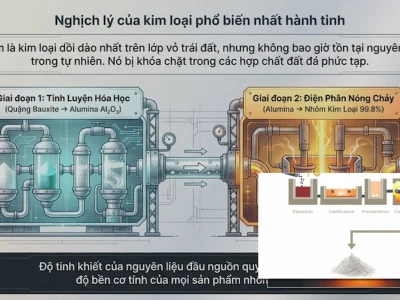 Điện phân nhôm từ quặng bô xít bước chuyển mình của ngành công nghiệp Việt Nam