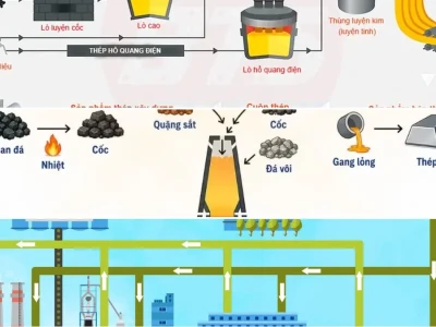 Quy Trình Sản Xuất Thép Từ Quặng Sắt Chi Tiết Nhất 2026