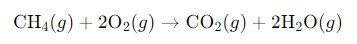 Phản ứng đốt cháy methane