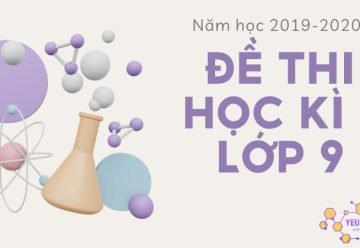 Giải chi tiết đề thi học kì 1 lớp 9 môn Hoá năm học 2019-2020