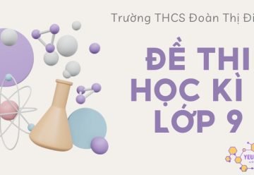 Đề thi học kỳ 1 lớp 9 môn Hóa học Trường THCS Đoàn Thị Điểm