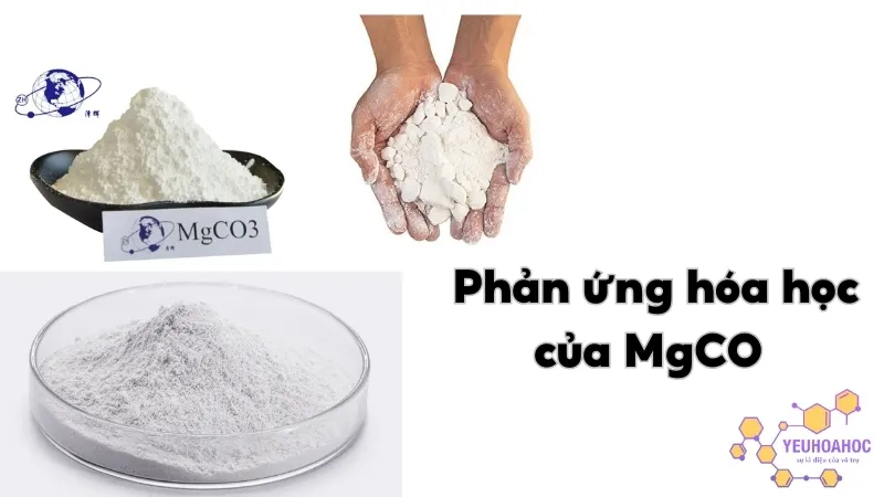 Phản ứng hóa học của MgCO₃ 2