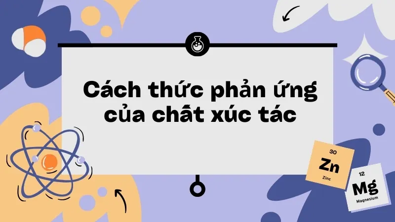 Cách thức phản ứng của chất xúc tác